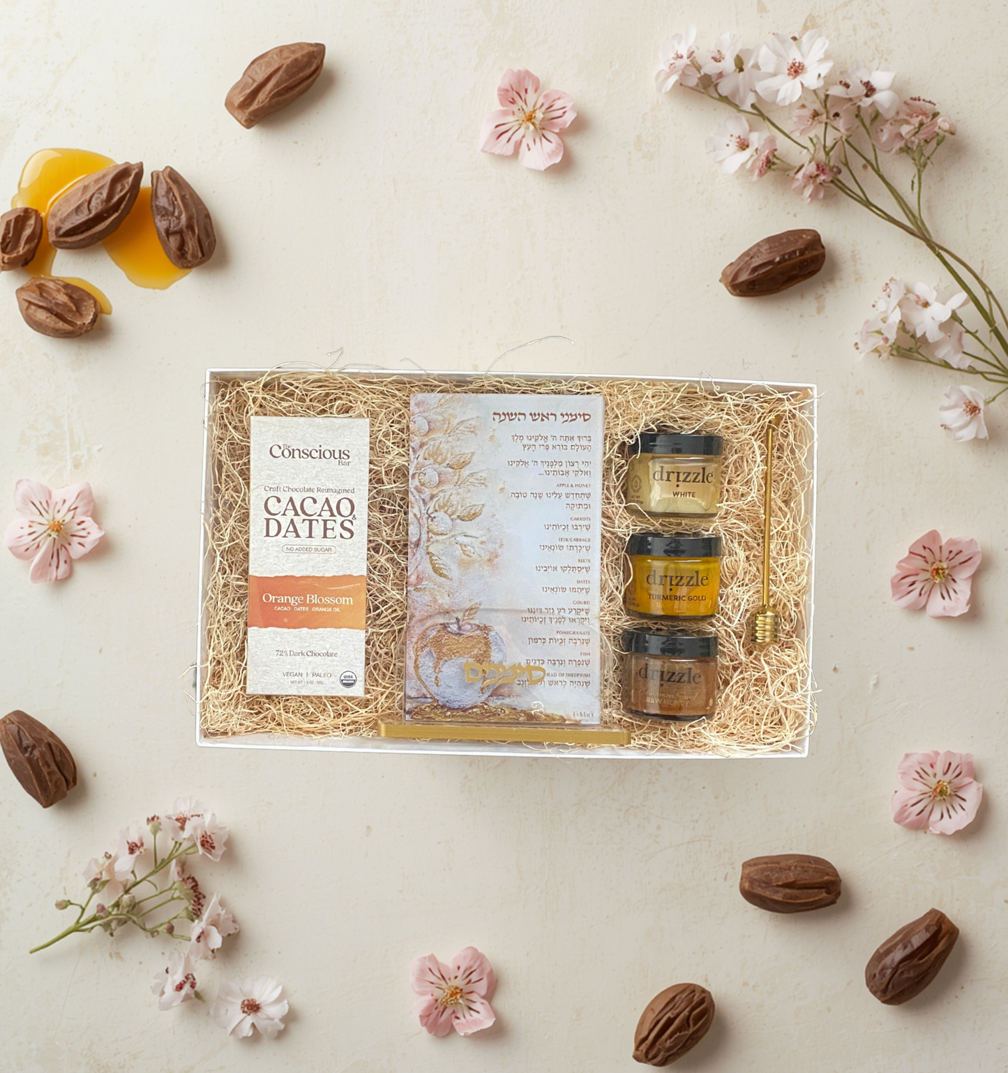 Simanim Cards Chocolate and Honey Deluxe